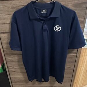 Men’s Navy Polo Shirt with Logo size M
